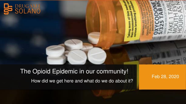 Addressing Opioid Epidemic in Solano County