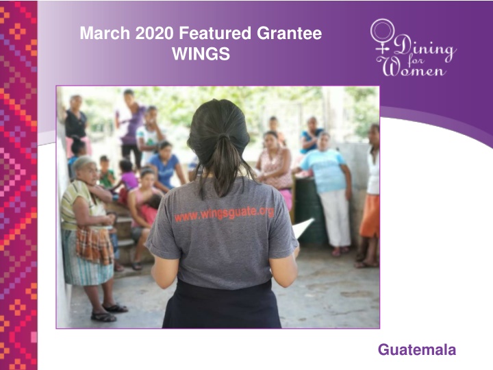 March 2020 Featured Grantee WINGS