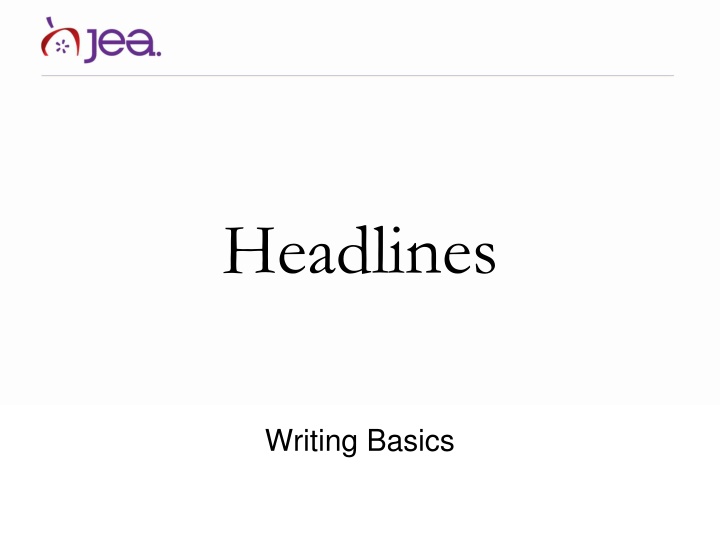Headlines