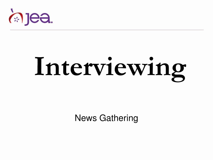 Interviewing