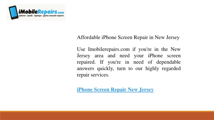 affordable iphone screen repair in new jersey n.w