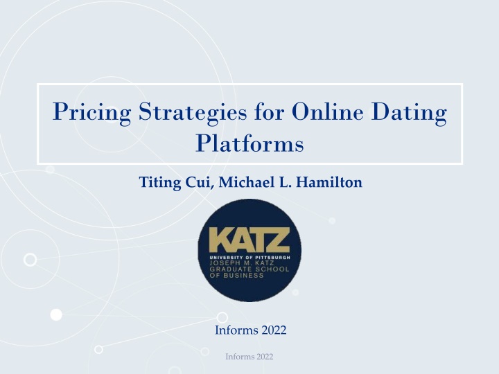 Pricing Strategies for Online Dating  Platforms