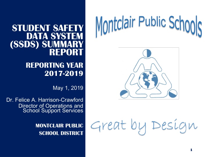 Montclair Public Schools Student Safety Data System (SSDS) Overview