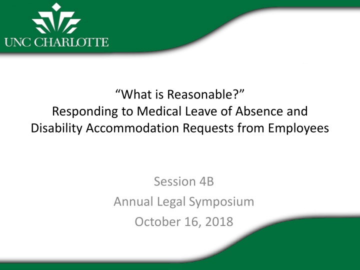 Responding to Medical Leave and Disability Accommodation Requests