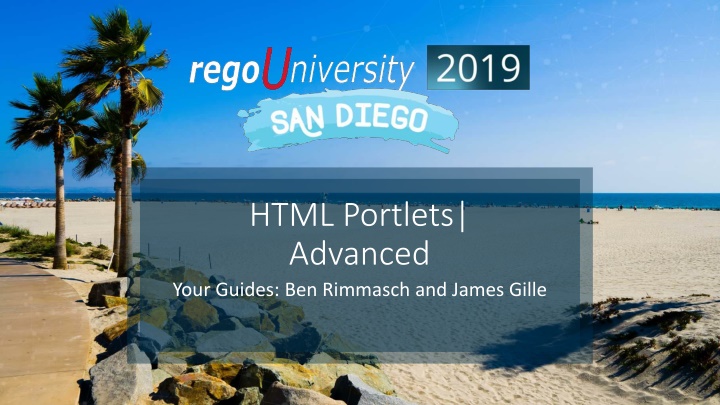 HTML Portlets Advanced Your Guides