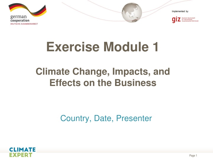 Exercise Module 1