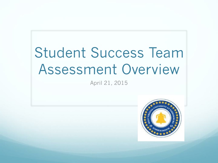 Student Success Team Assessment Overview