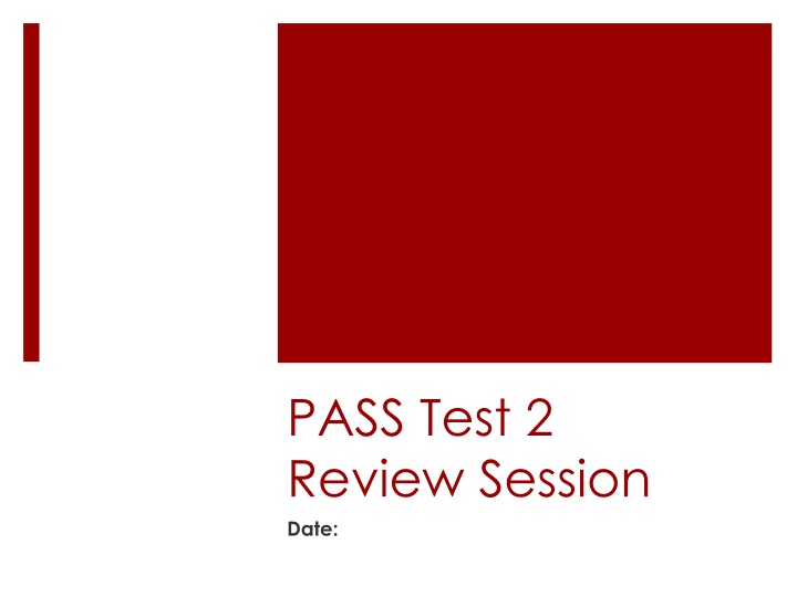 SPAG Test 2 Review & Analysis