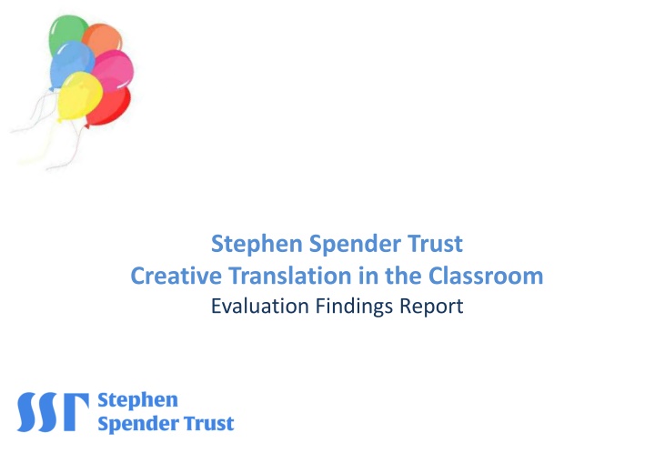 Evaluation Findings Report on Creative Translation in the Classroom