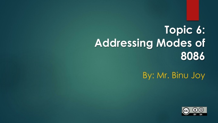 Exploring 8086 Addressing Modes
