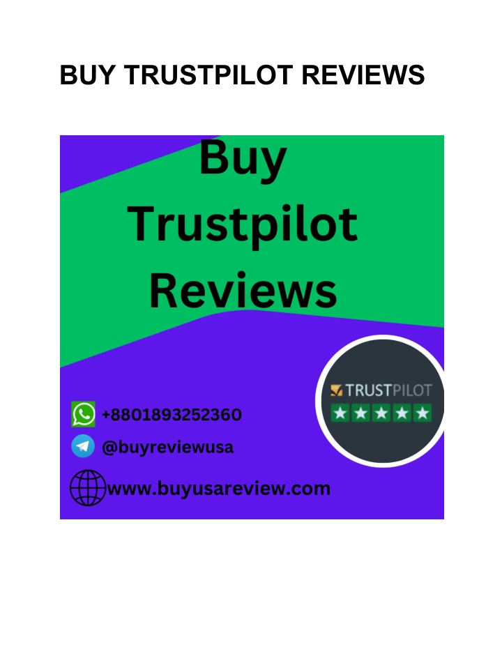 buy trustpilot reviews n.w