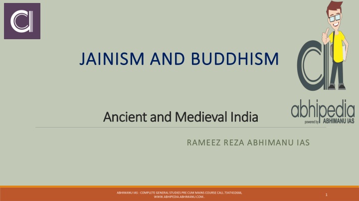 Jainism and Buddhism in Ancient and Medieval India
