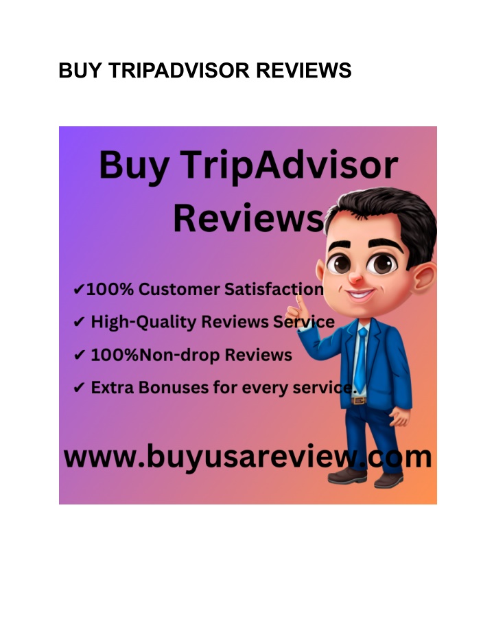buy tripadvisor reviews n.w