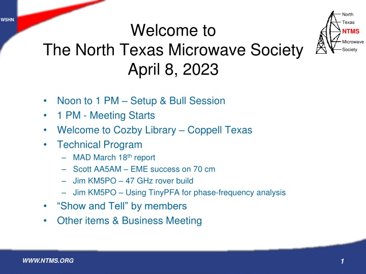North Texas Microwave Society Events and Gatherings