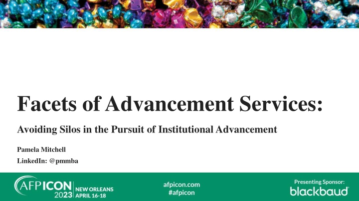 Breaking Silos in Institutional Advancement Strategies