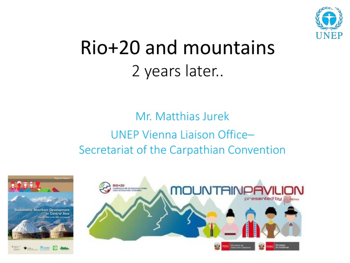 Sustainable Development of Mountain Ecosystems