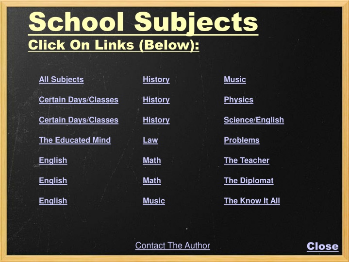 School Subjects