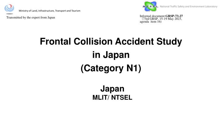 Frontal Collision Study and Passenger Safety in Japan