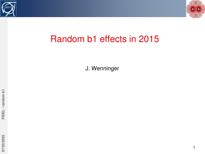 Random b1 effects in 2015