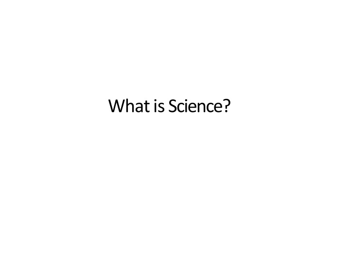 Unveiling the Essence of Science