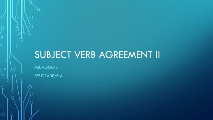 Subject-Verb Agreement Rules Explained