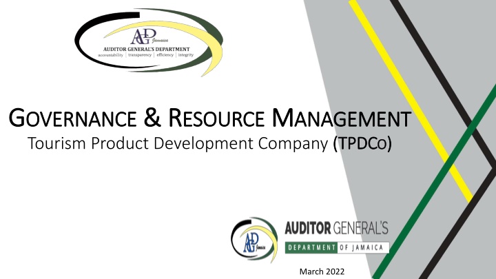 TPDCo Tourism Product Development & Management Audit