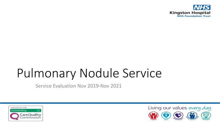 Pulmonary Nodule Service Evaluation Nov 2019-Nov 2021