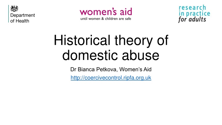 Historical Theory of Domestic Abuse: Exploring Theories and Models