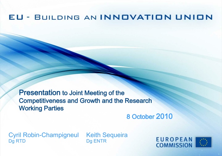 Innovation Union: Driving Competitiveness and Growth