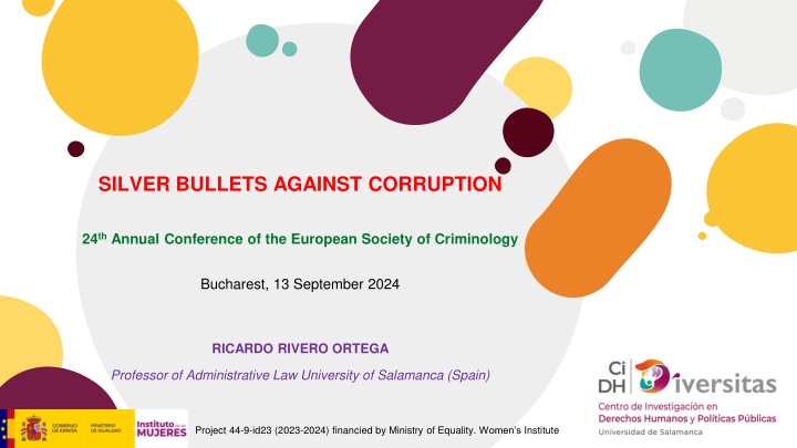 Silver Bullets Against Corruption: Solutions with Artificial Intelligence