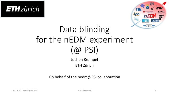 Data Blinding for the nEDM Experiment at PSI