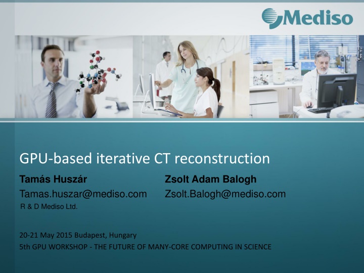 GPU-based iterative CT reconstruction