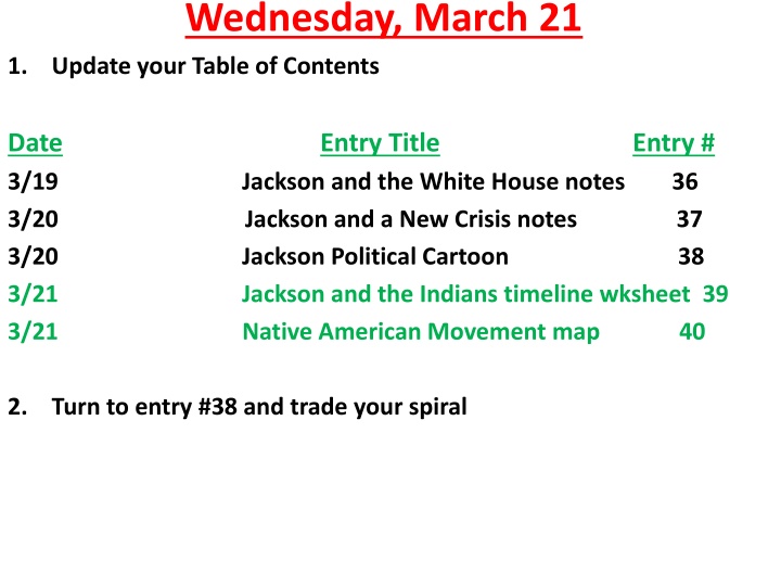 Jackson's Native American Policy Overview