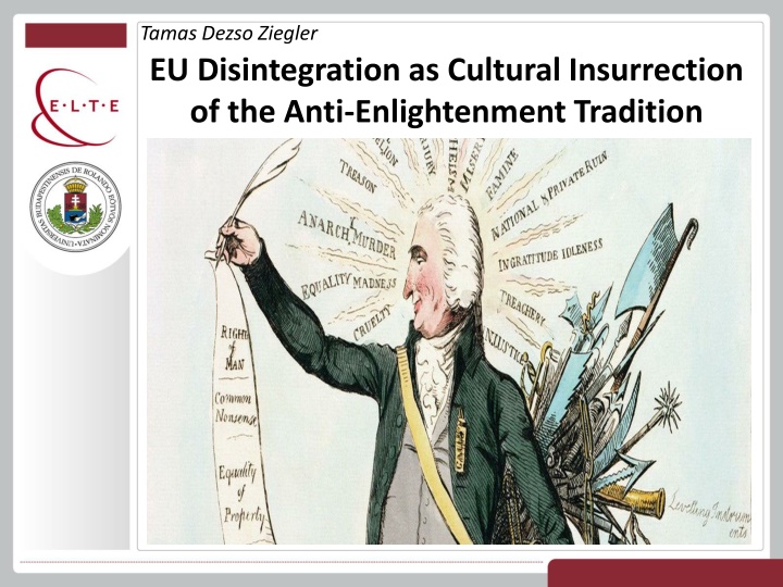 EU Disintegration as Cultural Insurrection: Anti-Enlightenment Tradition