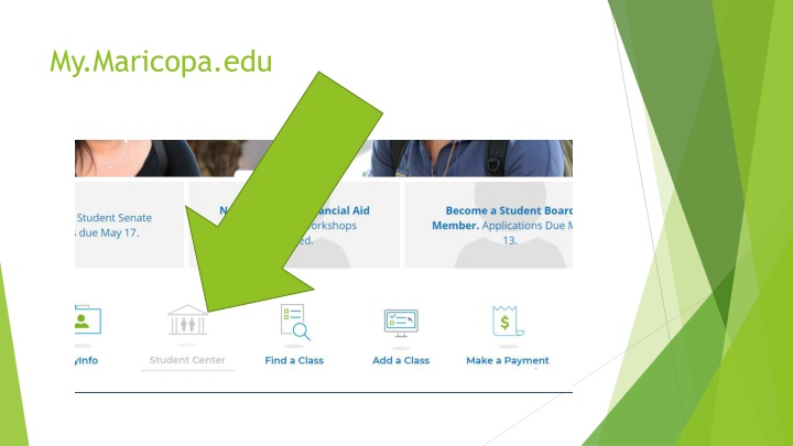 Accessing My.Maricopa.edu for Transcript Requests
