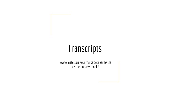 Ensuring Post-Secondary Schools Access Your Marks