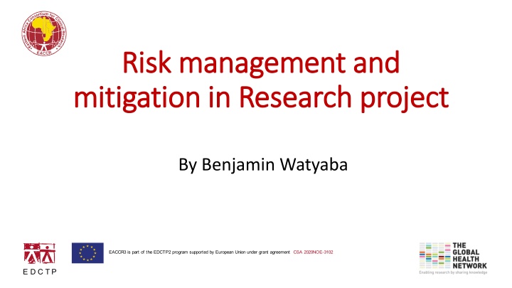 Risk Management and Mitigation in Research Project