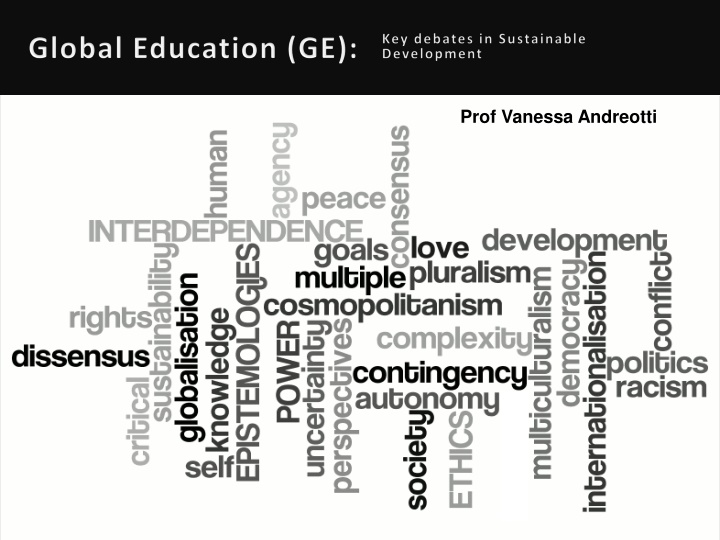 Sustainable Development Systems and Education