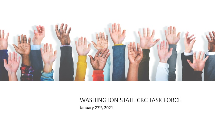 Washington State CRC Task Force Meeting - January 27th, 2021