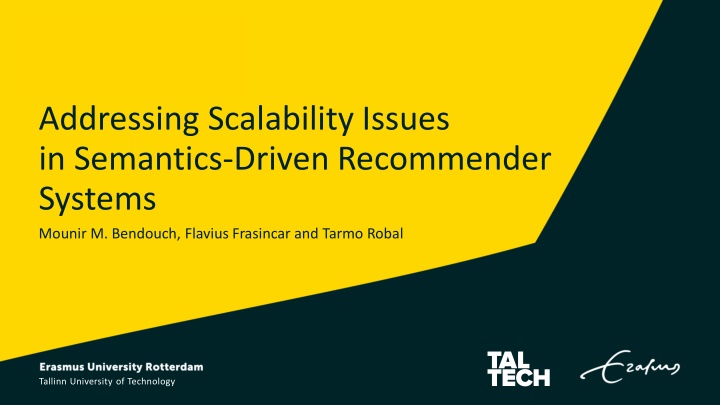 Addressing Scalability Issues in Semantics-Driven Recommender Systems