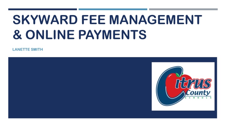 Skyward Fee Management & Online Payments