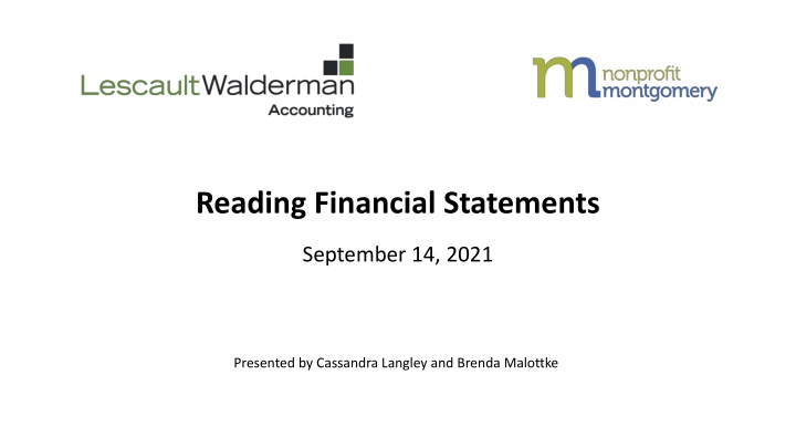 Reading Financial Statements