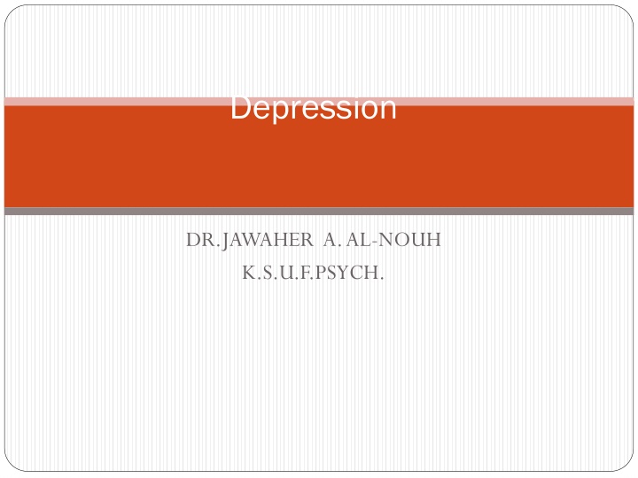 Depression: Mood, Epidemiology, Criteria, Etiology, and Symptoms