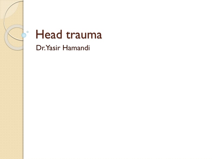 Head Trauma Overview: Classifications, Types, and Management