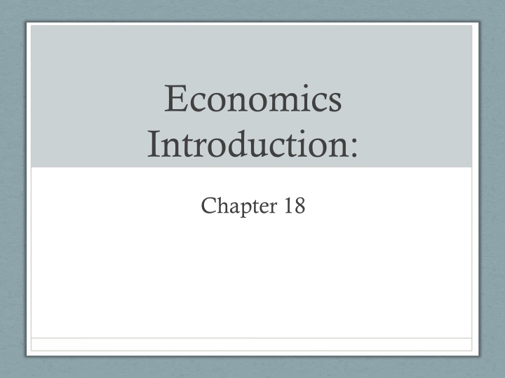 Economics Introduction: Study of Choices and Scarcity
