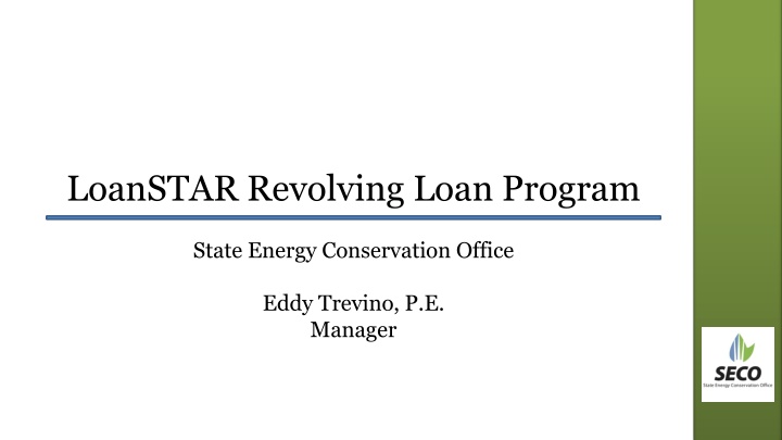 LoanSTAR Revolving Loan Program