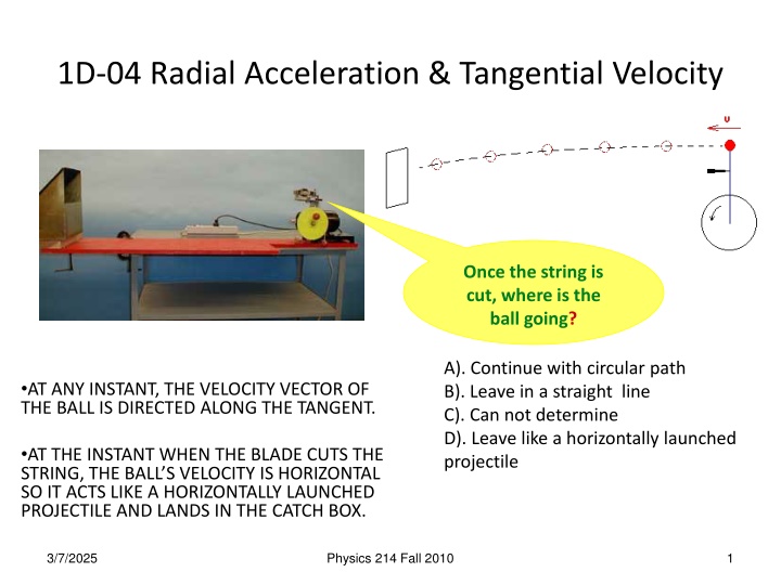 Centripetal Acceleration in Circular Motion