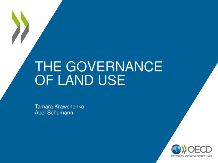 The Governance of Land Use Studies and Trends