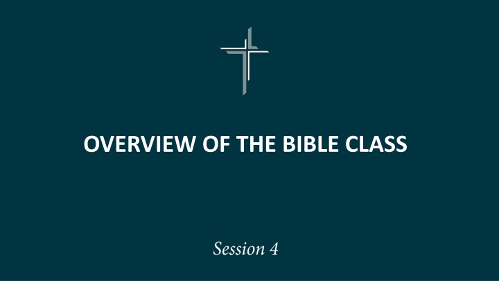 Overview of the Bible Class Images