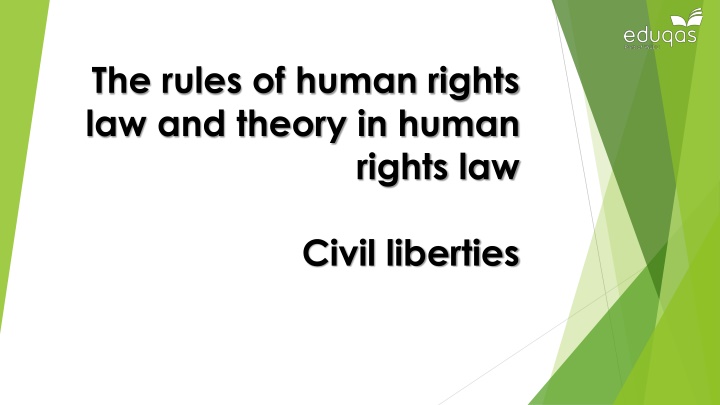 Human Rights and Civil Liberties Theory